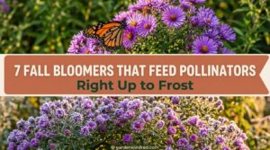 7 Real Fall-Blooming Flowers That Keep Pollinators Fed Before Winter (Bloom-Window Data Included)