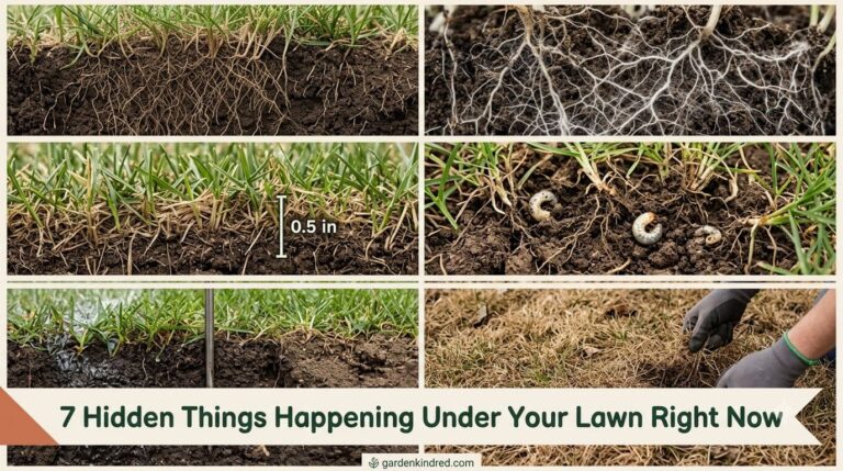 7 Hidden Things Happening Under Your Lawn Right Now